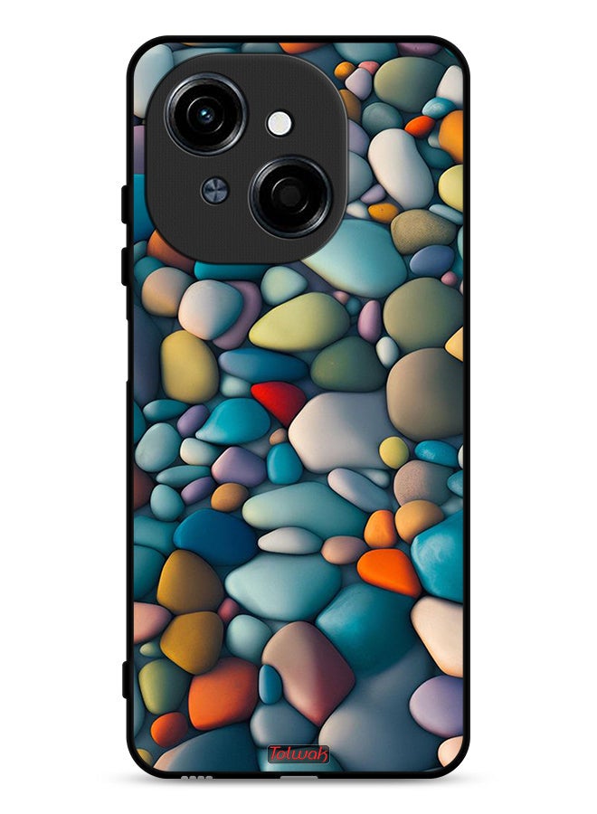 Tolwak Tecno Spark Go 1S 4G Protective Case Cover Stones Abstract Pattern - Image 1