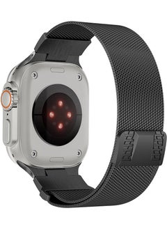 ZORE Apple Watch Compatible Ultra 49MM KRD-107 Metal Mesh Strap-Gray  - Image 2