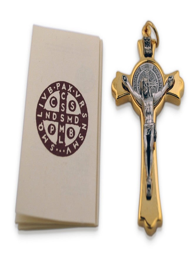 VENERARE Saint Benedict Crucifix | Patron Saint of Students and Europe | Great Catholic Gift for First Holy Communion, Graduation and Confirmation | Made in Italy - Image 5