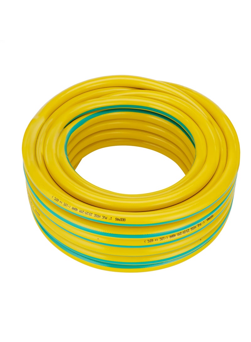 GEEPAS Geepas 1" PVC Hose GWH61157,  25 M, 3 Layer Construction with High Flexibility, Ideal for Water Supply, Gardening, Watering, Cleaning and other Outdoor and Indoor Uses, Suitable for 4 Bar Pressure - Image 2