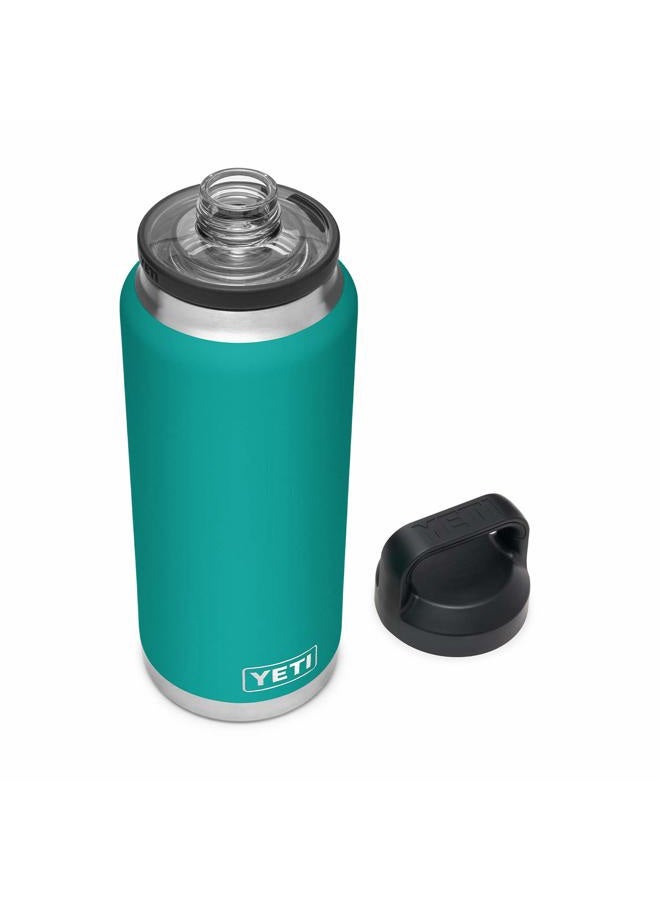 YETI Rambler 36 oz Bottle, Vacuum Insulated, Stainless Steel with Chug Cap, Aquifer Blue - Image 1