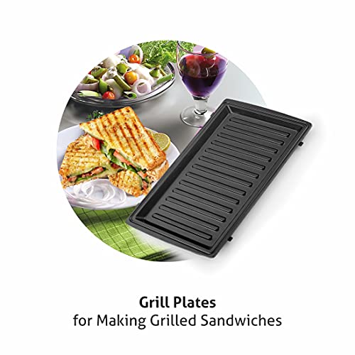 Glen Multi Snack Maker 3022 with Interchangeable Plates 750W (SA-3022MSM) - Image 4