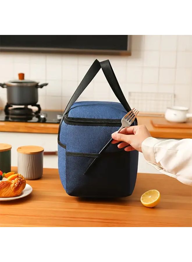 Pink Large Capacity Insulated Lunch Bag Leak Proof Thermal Food Box For Office School - Image 3