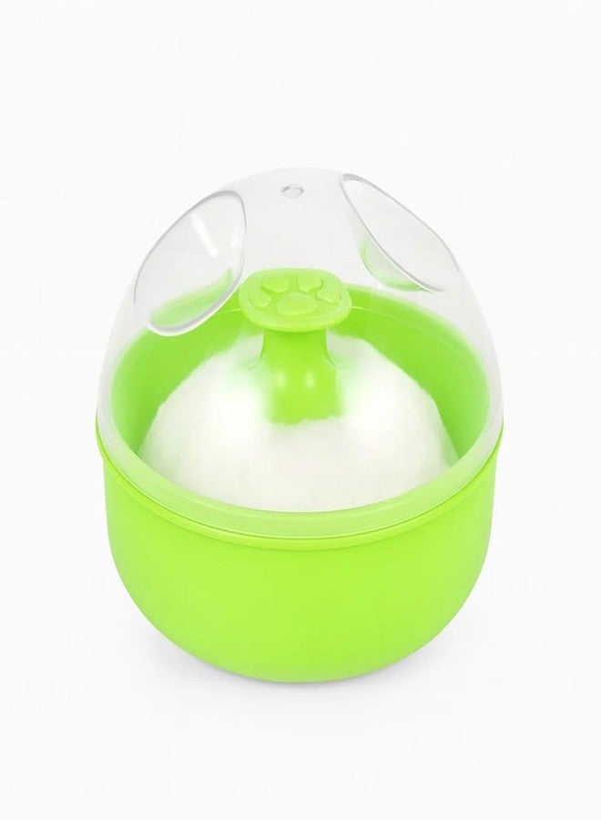 Baby Powder Puff with Case (Lime Splash)