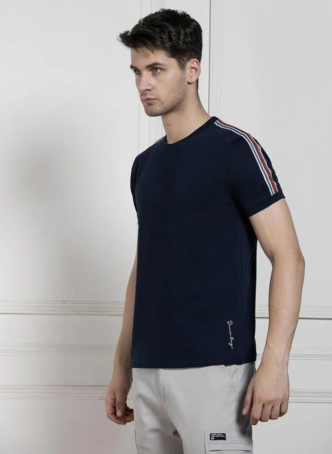 Dennis Lingo Dennis lingo Men Black Crew Neck Cotton T-Shirt