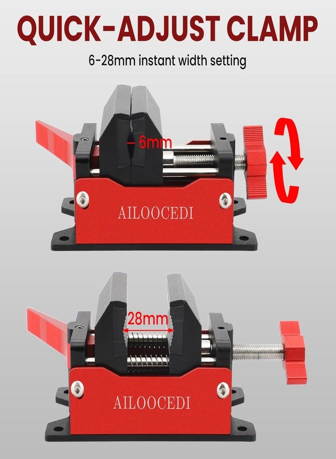AILOOCEDI Golf Club Vise Clamp Aluminum Table Vise Woodworking Rubber Clamp Instant-Release Golf Grip Shaft Removal Tool - Image 2