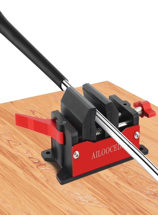 AILOOCEDI Golf Club Vise Clamp Aluminum Table Vise Woodworking Rubber Clamp Instant-Release Golf Grip Shaft Removal Tool - Image 1