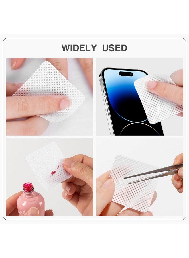 Bluerise Bluerise Lint Free Nail Wipes 450PCS Nail Polish Remover Pads Soft Absorbable Eyelash Extension Glue Cleaning Wipes  - Image 5