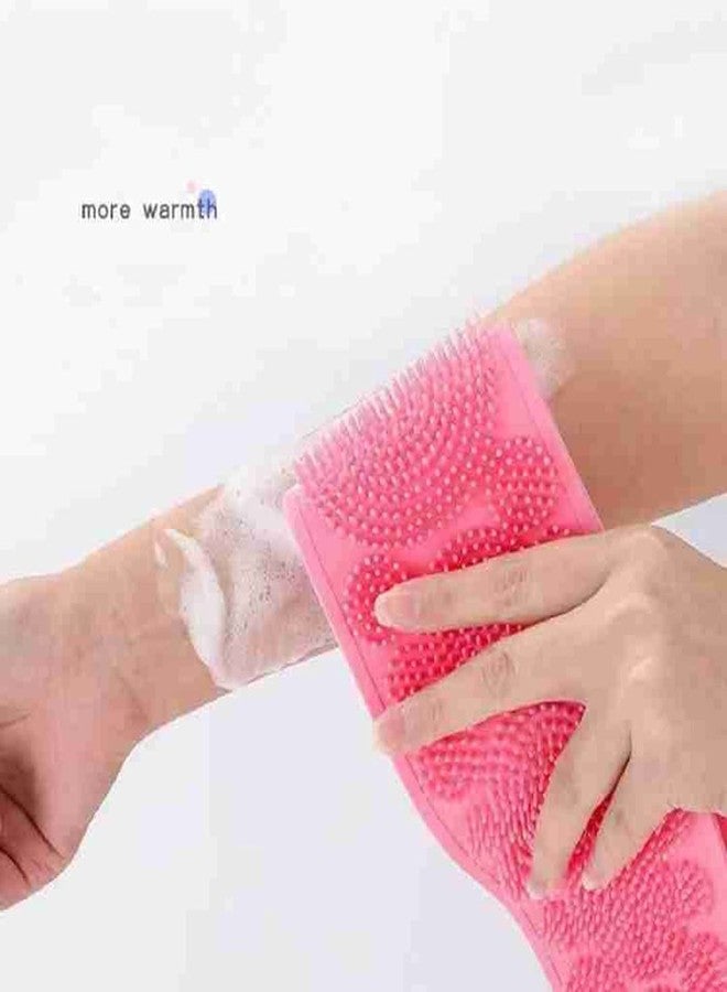 AVMPHD Silicone Body Scrubber Belt, Double Side Shower Exfoliating Belt Removes Bath Towel, Double Chopping Belt Scrubber Washer for Bath (set of 1) - Image 5