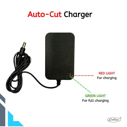 CALLSA شاحن بطارية ليثيوم 18V 1A، يدعم شحن بطاريات الليثيوم فقط (مدخل تيار متردد 240V 50Hz، مخرج تيار مستمر 18 فولت 1 أمبير) أسود. - Image 3