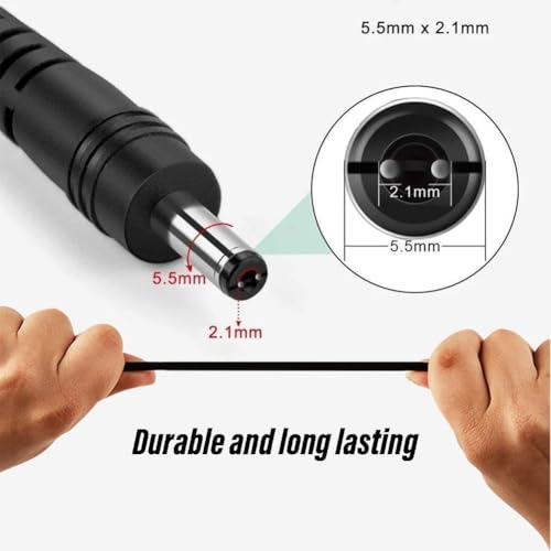 CALLSA شاحن بطارية ليثيوم 18V 1A، يدعم شحن بطاريات الليثيوم فقط (مدخل تيار متردد 240V 50Hz، مخرج تيار مستمر 18 فولت 1 أمبير) أسود. - Image 5