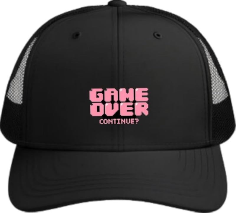 GAME OVER Planets unisex baseball cap Black