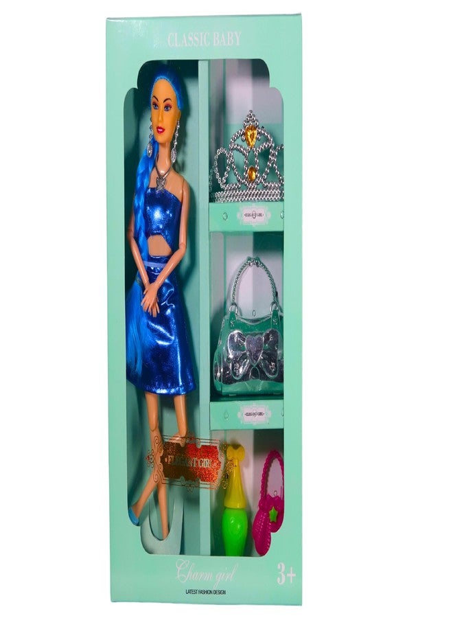 Ladli® Doll with Moveable Arms, Legs, Elbows and Knees, Birthday Gift Toy with Accessories for Girls - Image 1