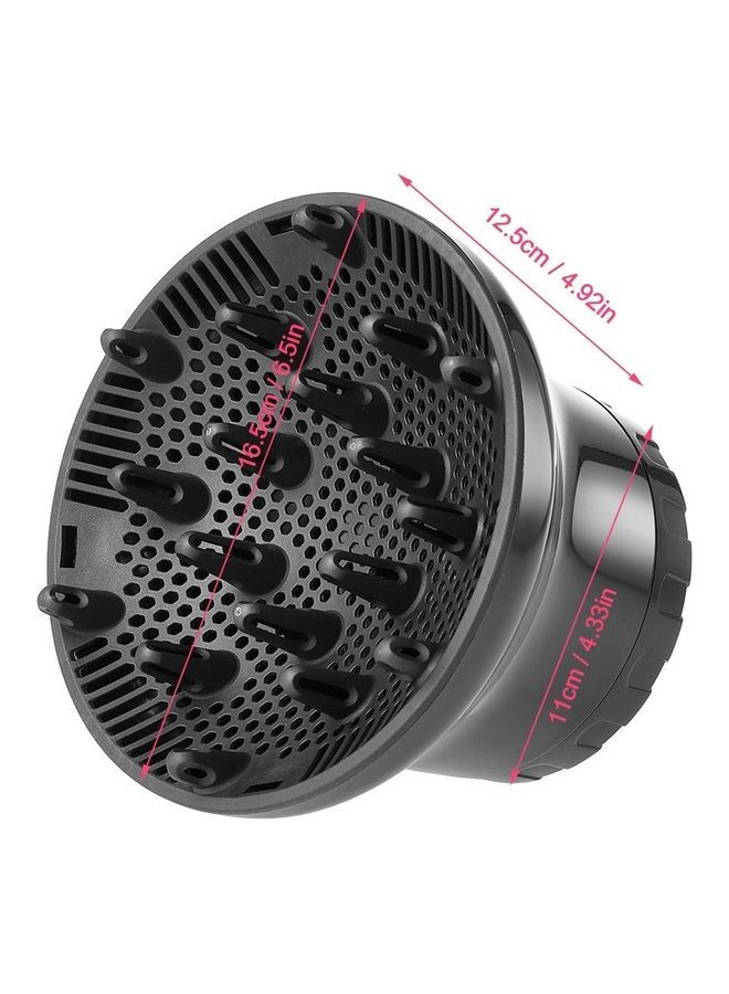 NIBEMINENT Adjustable Blow Dryers Diffuser For Curly Black 16.5x16.5x14.3cm - Image 2