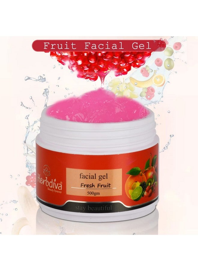 Herbdiva Facial Fruit Extract Face Gel For Glowing Skin, 500G… - Image 3
