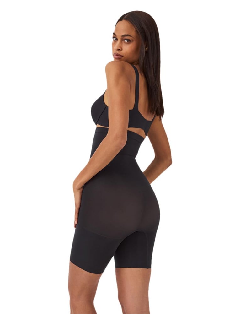 SPANX Seamless Higher Power Short - Lightweight, All-Day Comfort - Core Control Shapewear - High-Waisted Underwear - Very Black - Medium - Image 4