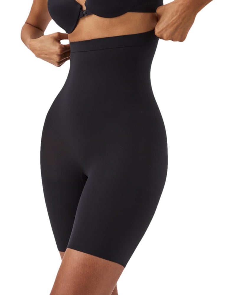 SPANX Seamless Higher Power Short - Lightweight, All-Day Comfort - Core Control Shapewear - High-Waisted Underwear - Very Black - Medium - Image 2