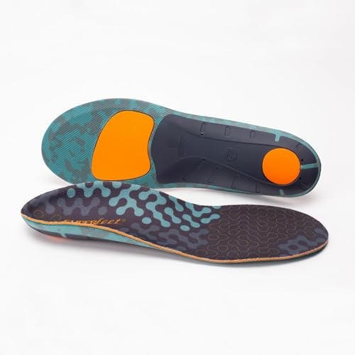 Superfeet Run Cushion High Arch Insoles - High Arch Support - Trim-to-Fit Inserts for Running Shoes - Professional Grade - 7.5-9 Men / 8.5-10 Women - Image 1