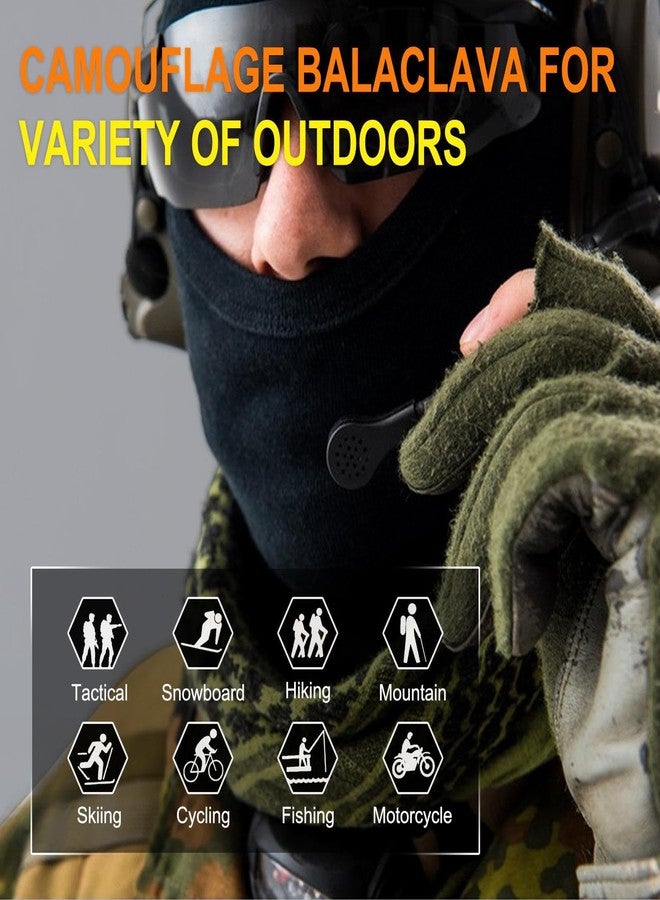 XY3545HS Camo Balaclava Face Mask for Man and Women-Hunting，Skiing，Motorcycle Windproof，UV Protection&Military Training - Image 2