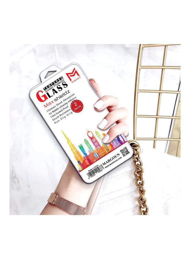 NIBEMINENT Front and Back Tempered Glass Screen Protector For Apple iPhone XS Clear - Image 2