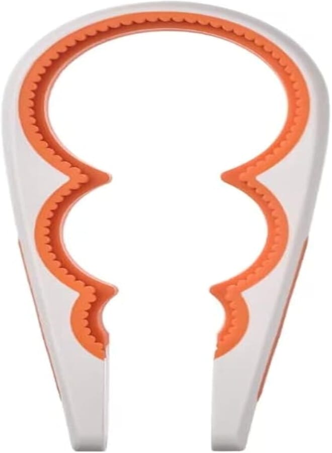 i.e.k.a UPPFYLLD Jar Opener, White-Ivory/Bright Orange, 8.25"67601