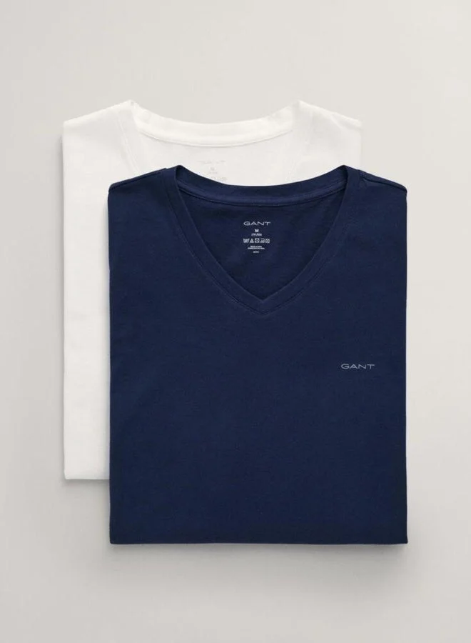GANT  Gant 2-Pack V-Neck T-Shirts for Men | Best Price UAE