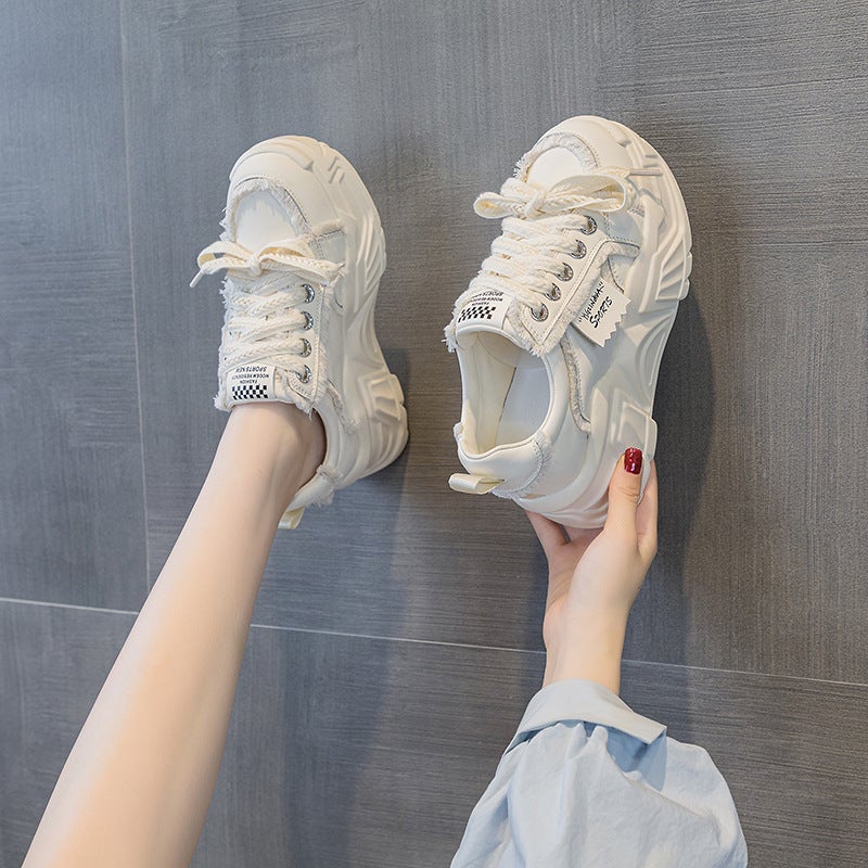 Influencer Height-Increasing Dad Shoes for Women, 2026 Spring New Trendy Versatile Korean-Style Thick-Soled Dad Shoes for Students - Image 4
