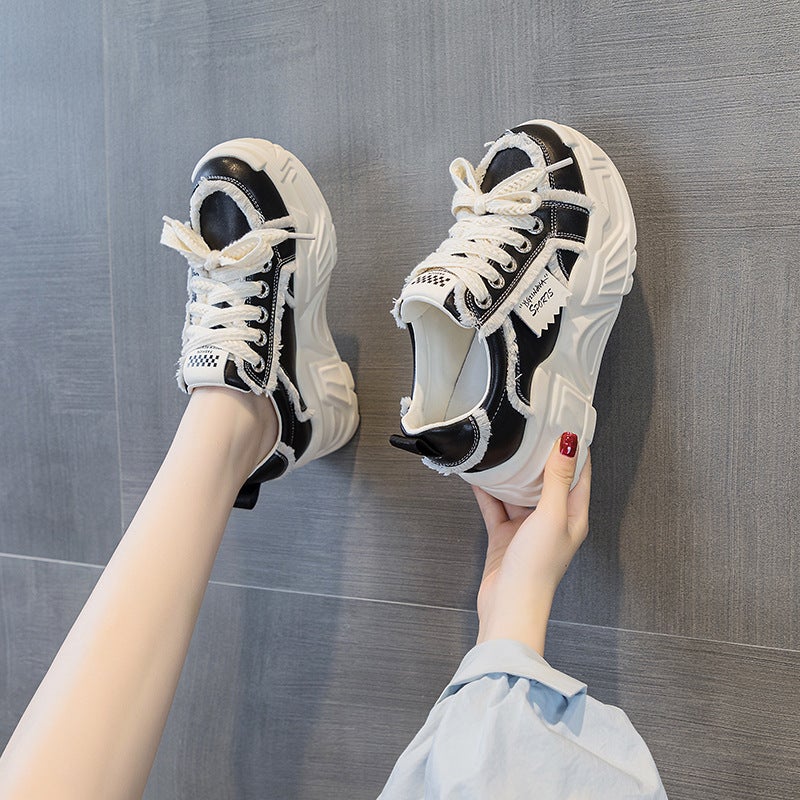 Influencer Height-Increasing Dad Shoes for Women, 2026 Spring New Trendy Versatile Korean-Style Thick-Soled Dad Shoes for Students - Image 5