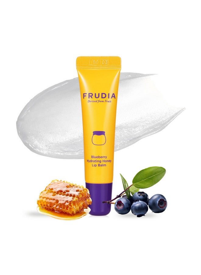فروديا أنبوب مرطب شفاه فروديا بنكهة التوت الأزرق والعسل، مرطب شفاه كوري مقشر ومرطب للشفاه الجافة مصنوع من مستخلصات التوت الأزرق والعسل من جيجو لشفتين ناعمتين وممتلئتين (0.33 أونصة سائلة) - Image 1