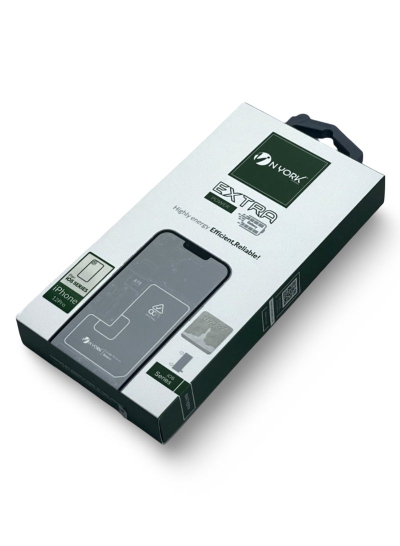 NYORK Extra Power Battery For iPhone 12 Pro 3350 mAh - Image 1
