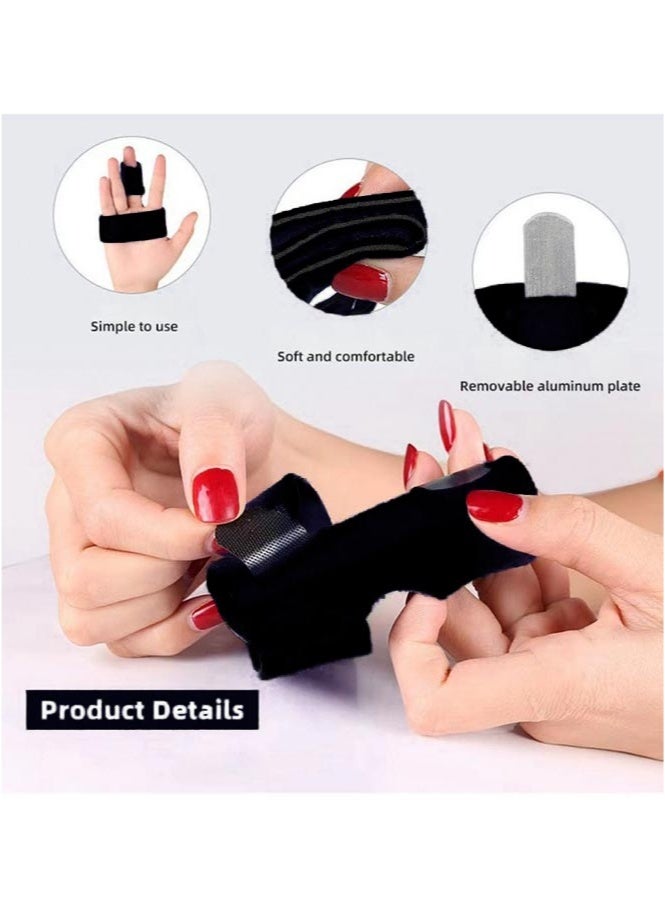 BAEKO Brace for Right Hand, Index Middle Ring Pinky, Trigger Finger Splints for Arthritis Pain Tendon Injury, Broken Mallet Finger Stabilizer Supports for Dislocated Knuckle Immobilizer Wrap - Image 2
