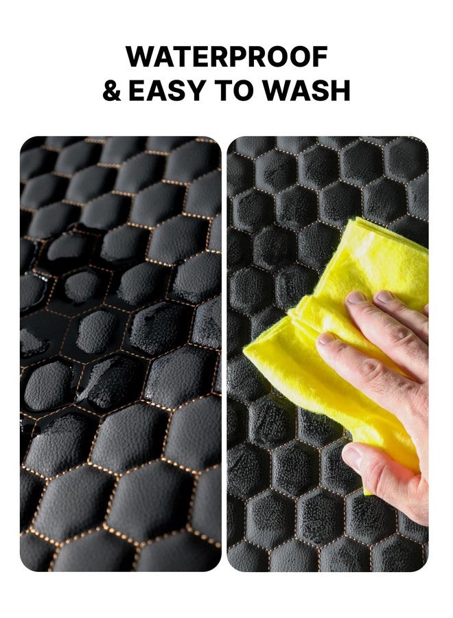 Owleys Premium Leather Car Seat Protector for Child Car Seat Cover from Dirt Scratches - Infant Car Seat Protector for Back Seat/Front Booster Seat Protector Under Baby Car Seat Waterproof 1pc Hexy - Image 4