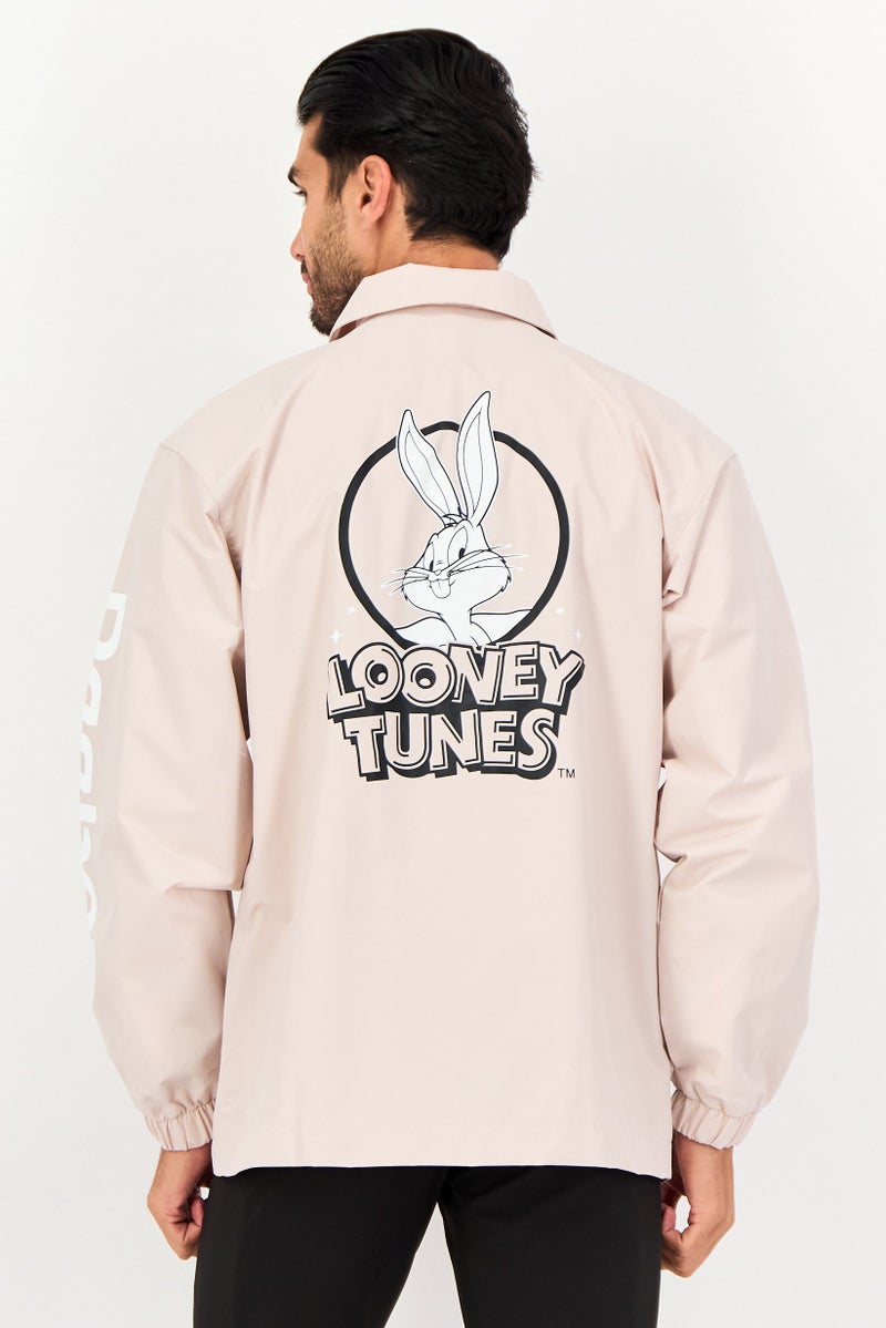 Reebok Men Sportswear Fit Training Jacket, Beige - Image 4