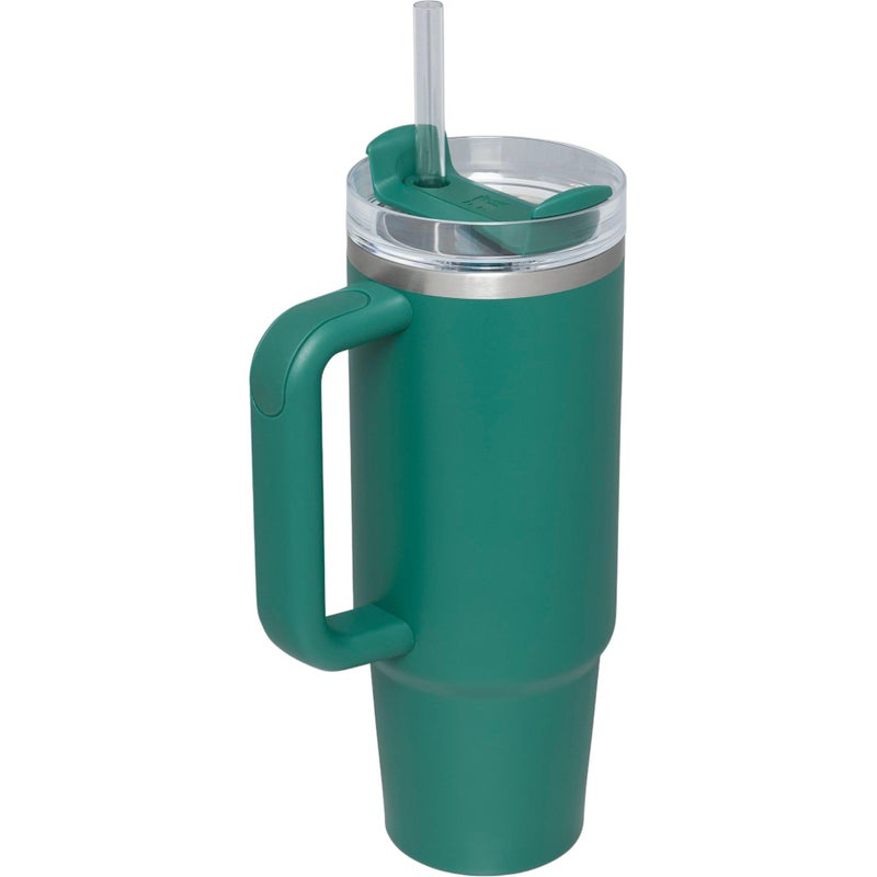 Stanley STANLEY Quencher H2.0 FlowState Stainless Steel Vacuum Insulated Tumbler with Lid and Straw for Water  Iced Tea or Coffee (PIne  40 oz) - Image 2