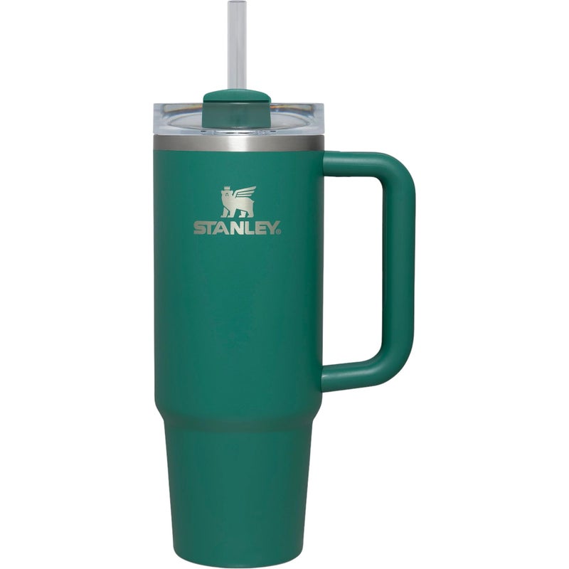 Stanley STANLEY Quencher H2.0 FlowState Stainless Steel Vacuum Insulated Tumbler with Lid and Straw for Water  Iced Tea or Coffee (PIne  40 oz) - Image 1