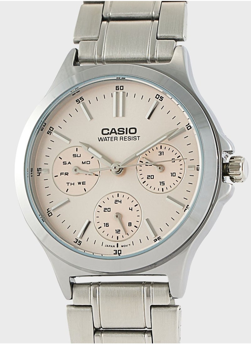 CASIO - Steel Strap Analog Watch - Image 1