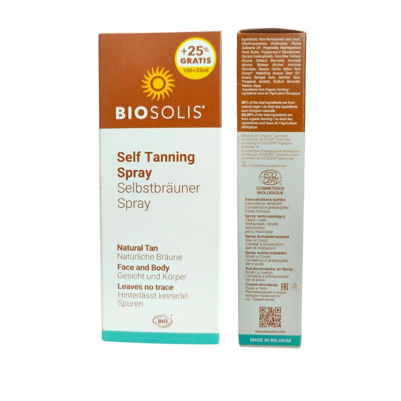 بيوسوليس بخاخ مرطب عضوي ذاتي التسمير 100 + 25 مل - Image 3