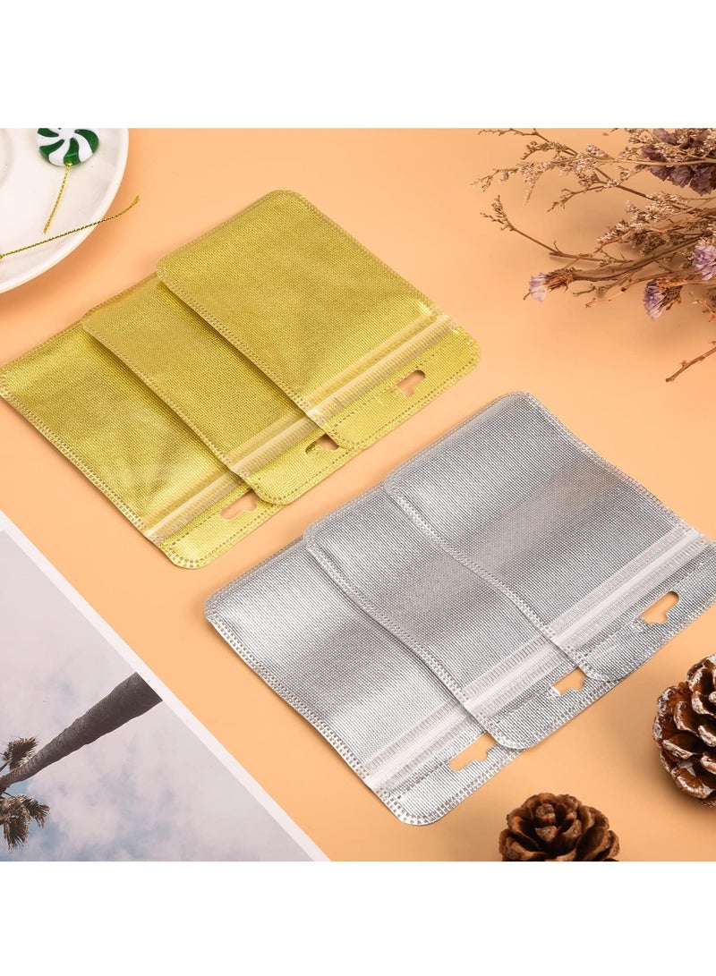 كاست ويف 100 PCS Mylar Bags, Holographic Bags, Baggies,   Small Plastic Bags, Resealable Sweet Pouches, Wax Melt Bags, Sample Bags for Lipgloss, Jewelry, Eyelash - Image 4