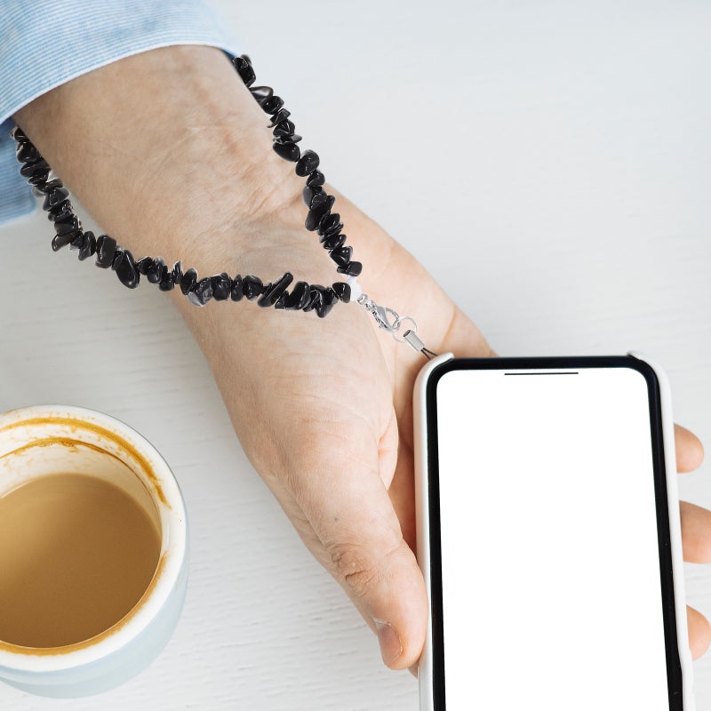 📱 حامل هاتف مع أحجار كريستالية خفيف الوزن وسهل التركيب للاستخدام اليومي - Image 3