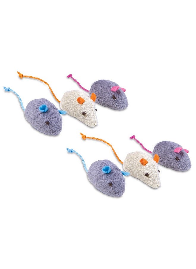SmartyKat SmartyKat Skitter Critters Cat Toy Catnip Mice, 6-Pack  - Image 2