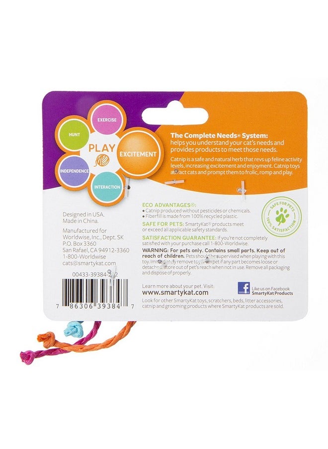 SmartyKat SmartyKat Skitter Critters Cat Toy Catnip Mice, 6-Pack  - Image 3
