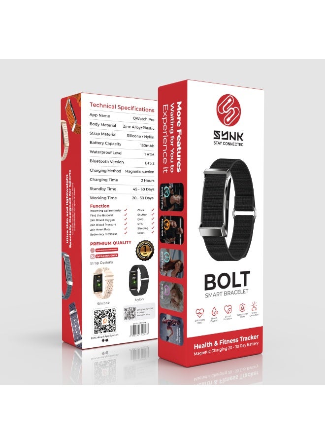 SYNK BOLT Smart Fitness Bracelet with Heart Rate Monitoring - Image 2
