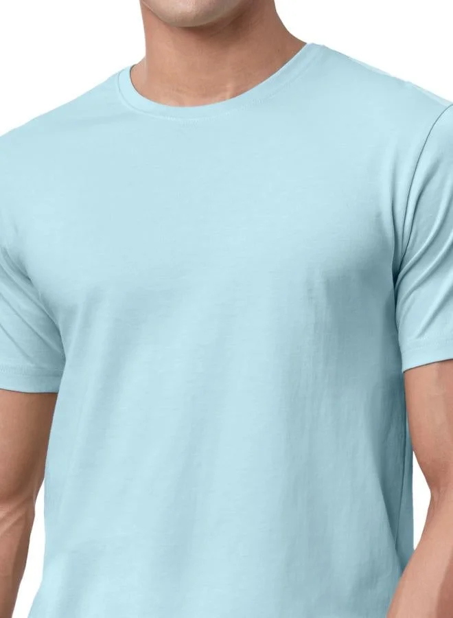 The Souled Store Men Blue Cotton T-Shirt