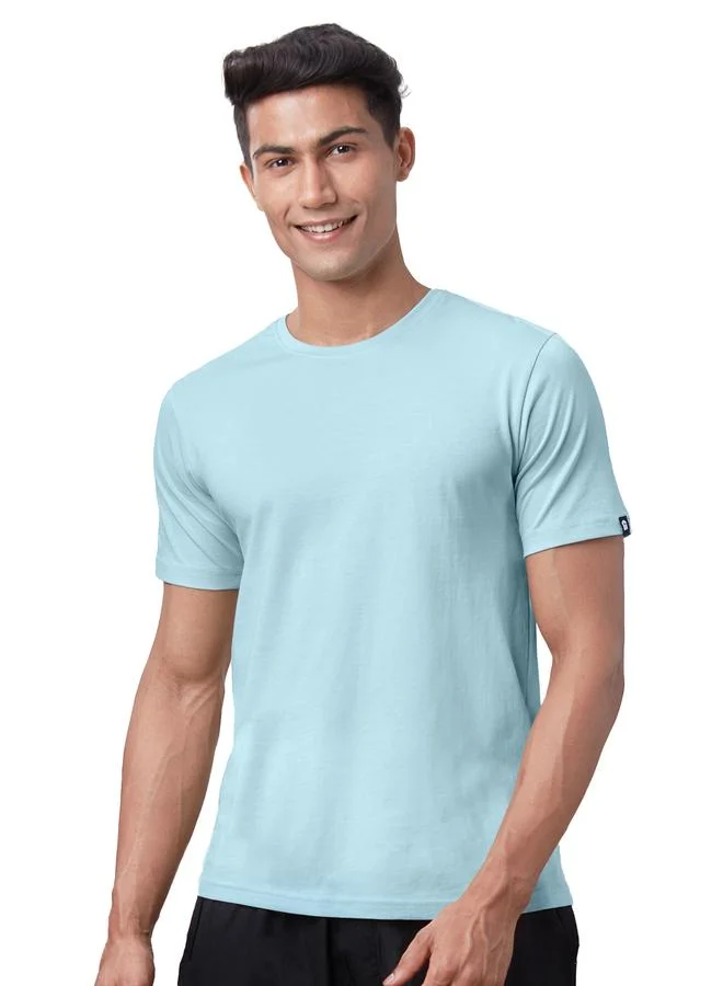 The Souled Store Men Blue Cotton T-Shirt