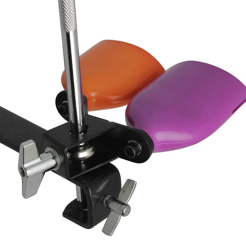 Mowind Bicolor Cowbell for Drum Set High and Low Tones Double Mounted Bell Kit Percussion Instruments Medium Size - Image 5