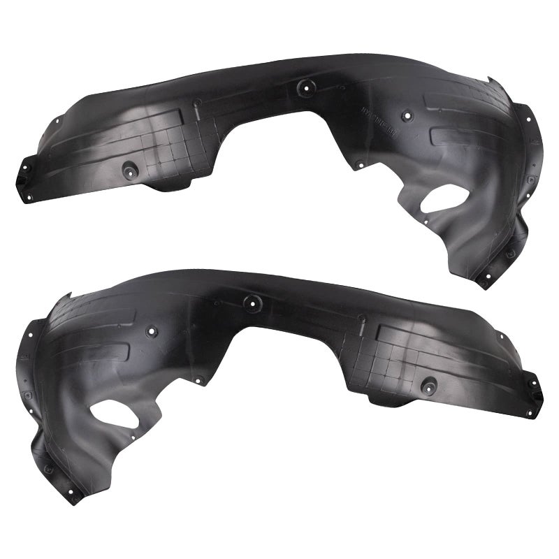 TRQ Front Inner Fender Liner Set Compatible with 20182022 Hyundai Accent HY1248170 HY1249170