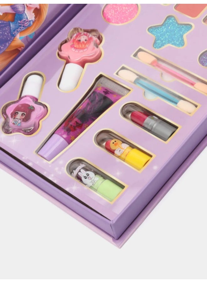 Disney Princess Princess 21 items eyeshadow lipstick gloss varnishes brushes  - Image 5