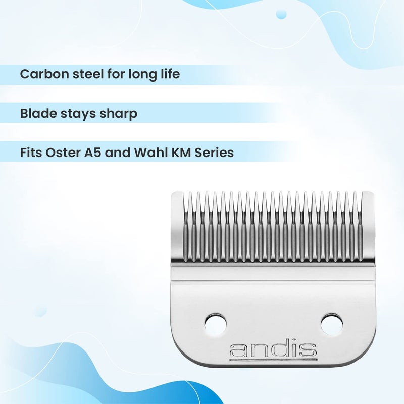 Andis Clipper Blade Set: Smooth Grooming with Hard-Wearing Carbon Steel, Coats & Breeds - Image 5