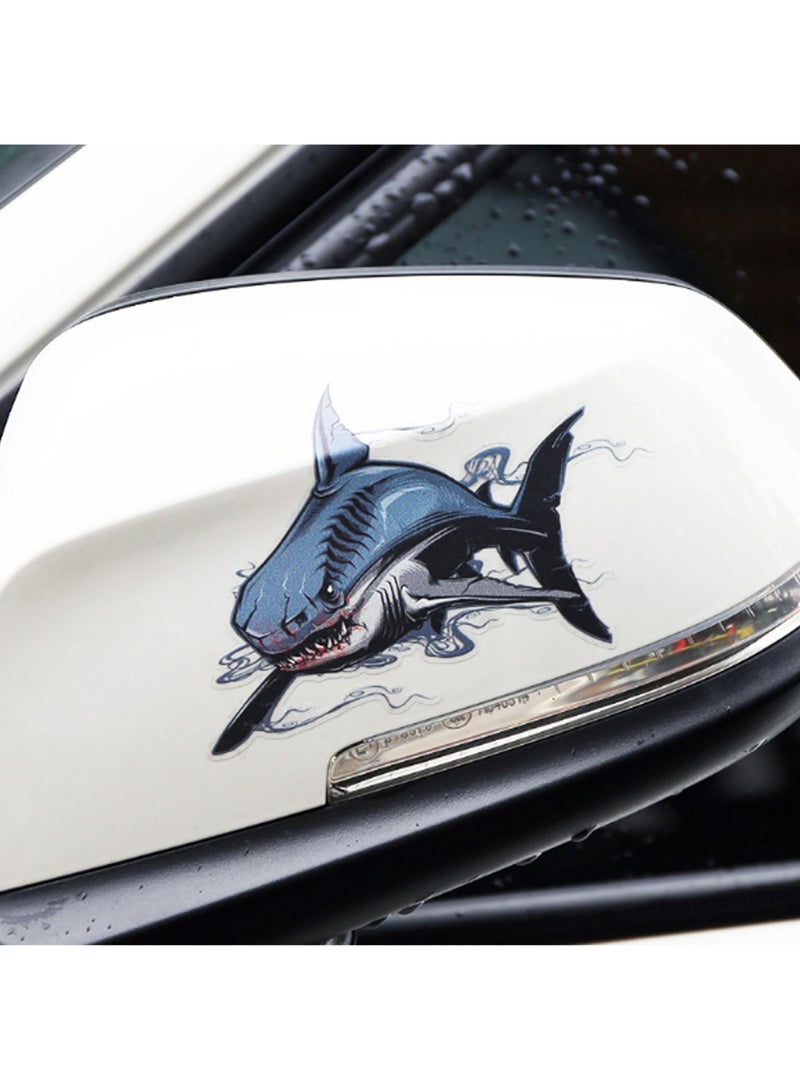 3d Decals And Bumper Stickers Shark Shape Universal Car Scratch Decal Sticker, Waterproof And Sunproof - Image 3