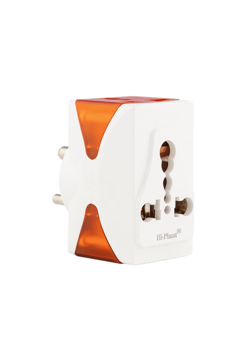 HI PLASST PINS N PLUGS HI PLASST 6A to 16A Converter Plug Universal 6 amp to 16 amp Converter Multi Plug for 16amp Products  - Image 1